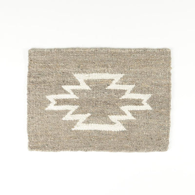 Handwoven Diamond design wool area Rug by Artha Collection