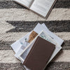 Handwoven Grey and White wool area Rug by Artha Collections