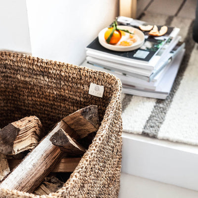 Woven Storage Baskets by Artha Collections