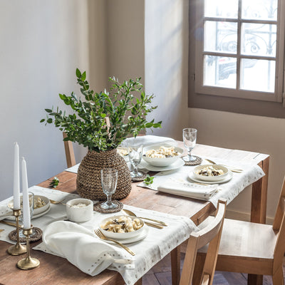 Table Setting for four for the Cozy Home by Artha Collections