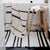 100% cotton handwoven bath mat in black cream stripe design from artha collections