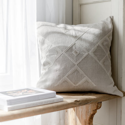 Linen cushion cover from Artha Collections