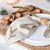 beige linen napkin with napkin ring by artha collections