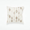 Hand embroidered linen decorative throw pillows by artha collections